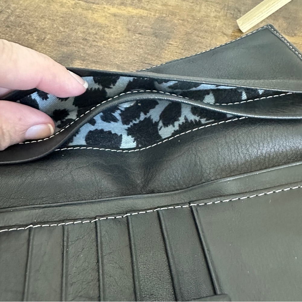 Betsey Johnson Black Studded Wallet - Picture 11 of 15